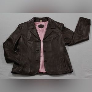 Size XL~ Wilson’s Leather~ Leather jacket~ Brown